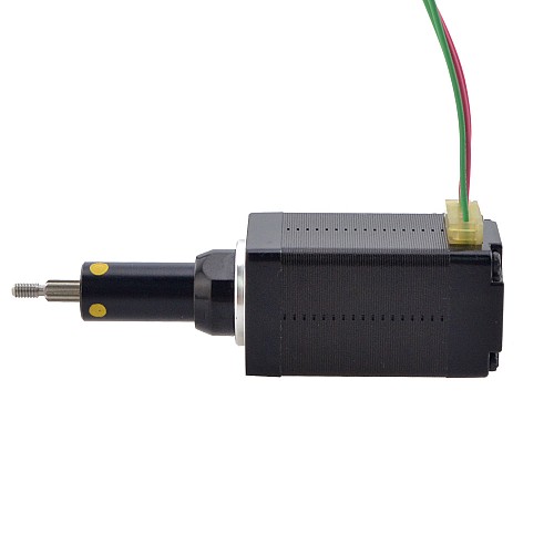 NEMA 8 Captive Acme Linear Stepper Motor 0.5A 38.2mm Stack Screw Lead 2mm(0.07874") Travel 19.1mm - 8C15S0504AC5-019RS | StepperOnline CA NEMA 8 Captive Acme Linear Stepper Motor 0.5A 38.2mm Stack Screw Lead 2mm(0.07874") Travel 19.1mm - 8C15S0504AC5-019RS | StepperOnline CA
