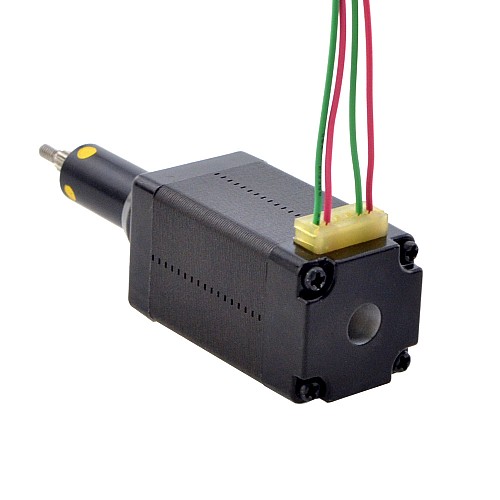 NEMA 8 Captive Acme Linear Stepper Motor 0.5A 38.2mm Stack Screw Lead 2mm(0.07874") Travel 19.1mm - 8C15S0504AC5-019RS | StepperOnline CA NEMA 8 Captive Acme Linear Stepper Motor 0.5A 38.2mm Stack Screw Lead 2mm(0.07874") Travel 19.1mm - 8C15S0504AC5-019RS | StepperOnline CA