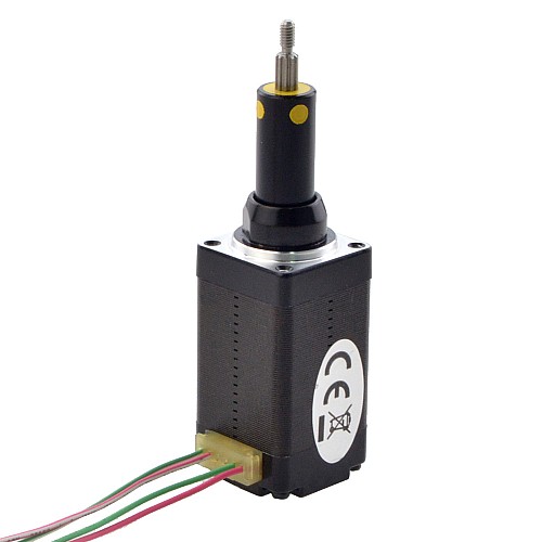 NEMA 8 Captive Acme Linear Stepper Motor 0.5A 38.2mm Stack Screw Lead 2mm(0.07874") Travel 19.1mm - 8C15S0504AC5-019RS | StepperOnline CA NEMA 8 Captive Acme Linear Stepper Motor 0.5A 38.2mm Stack Screw Lead 2mm(0.07874") Travel 19.1mm - 8C15S0504AC5-019RS | StepperOnline CA