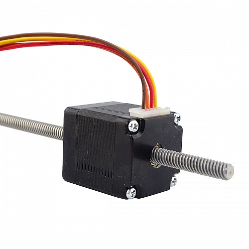 Nema 11 Non-captive 34mm Stack 0.75A Lead 4.877mm(0.192) Length 150mm - 11N13S0754QE2-150RS | StepperOnline CA Nema 11 Non-captive 34mm Stack 0.75A Lead 4.877mm(0.192) Length 150mm - 11N13S0754QE2-150RS | StepperOnline CA