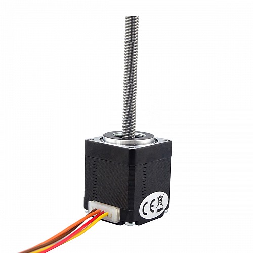 Nema 11 Non-captive 34mm Stack 0.75A Lead 4.877mm(0.192) Length 150mm - 11N13S0754QE2-150RS | StepperOnline CA Nema 11 Non-captive 34mm Stack 0.75A Lead 4.877mm(0.192) Length 150mm - 11N13S0754QE2-150RS | StepperOnline CA