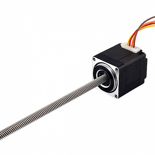 Nema 11 Non-captive 34mm Stack 0.75A Lead 4.877mm(0.192) Length 150mm - 11N13S0754QE2-150RS | StepperOnline CA Nema 11 Non-captive 34mm Stack 0.75A Lead 4.877mm(0.192) Length 150mm - 11N13S0754QE2-150RS | StepperOnline CA