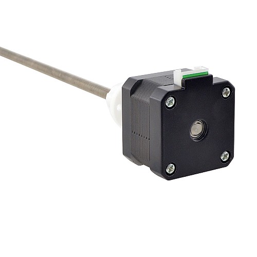 Nema 17 External 34mm Stack 0.4A Lead 2mm(0.07874) Length 200mm - 17E13S0404AF2-200RS | StepperOnline CA