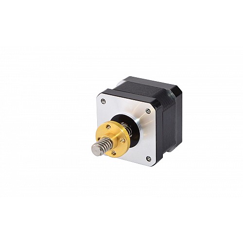 Nema 17 External 34mm Stack 0.4A Lead 8mm(0.31496) Length 32mm - 17E13S0404MB2-032RB | StepperOnline CA
