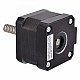 Nema 17 External 34mm Stack 0.4A Lead 8mm(0.31496) Length 32mm - 17E13S0404MB2-032RB | StepperOnline CA