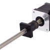 Anti-backlash Screw Nut Nema 17 External 48mm Stack 1.68A Lead 2mm(0.07874") Length 330mm - 17E19S1684AB4-330RA | StepperOnline CA