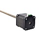 Nema 17 External Acme Linear Stepper Motor 1.68A 48mm Stack Screw Lead 8mm(0.31496) Lead Length 300mm - 17E19S1684MB4-300RS | StepperOnline CA