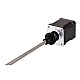 Nema 17 External 48mm Stack 1.68A Lead 8mm(0.31496) Length 200mm - 17E19S1684MB4-200RS | StepperOnline CA