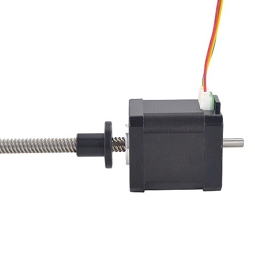 Nema 17 Dual Shaft External 48mm Stack 1.68A Lead 8mm(0.31496) Length 200mm Rear Shaft Length 13mm - 17LS19-1684E-200G-AR3 | StepperOnline CA