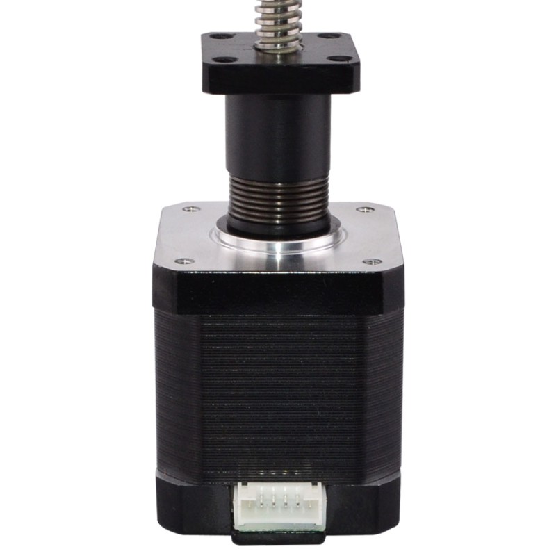 Anti-backlash Screw Nut Nema 17 External 48mm Stack 1.68A Lead 2mm(0.07874") Length 330mm - 17E19S1684AB4-330RA | StepperOnline CA