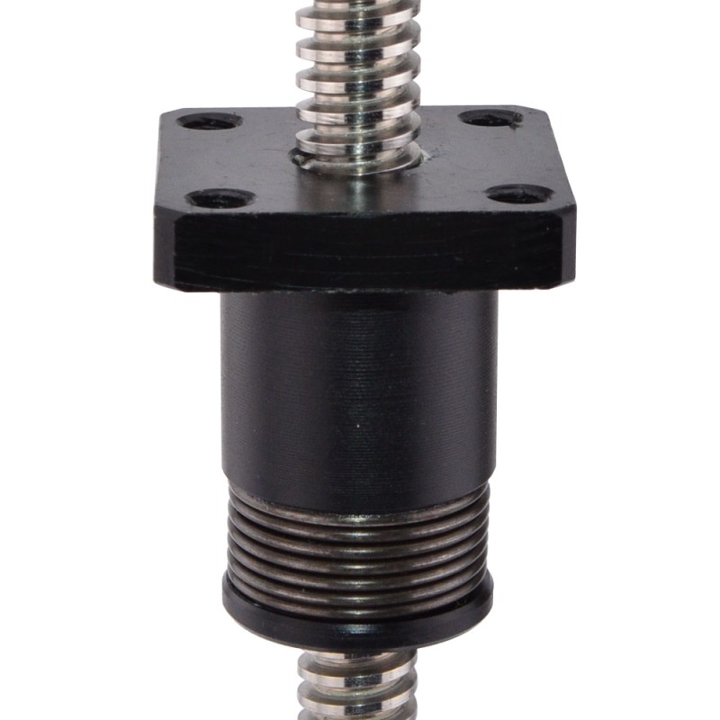 Anti-backlash Screw Nut Nema 17 External 48mm Stack 1.68A Lead 2mm(0.07874") Length 330mm - 17E19S1684AB4-330RA | StepperOnline CA