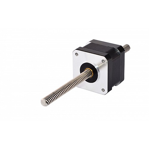 Nema 17 Non-captive 34mm Stack 0.4A Lead 8mm(0.31496) Length 150mm - 17N13S0404MB2-150RS | StepperOnline CA
