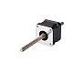 Nema 17 Non-captive 34mm Stack 0.4A Lead 8mm(0.31496) Length 150mm - 17N13S0404MB2-150RS | StepperOnline CA