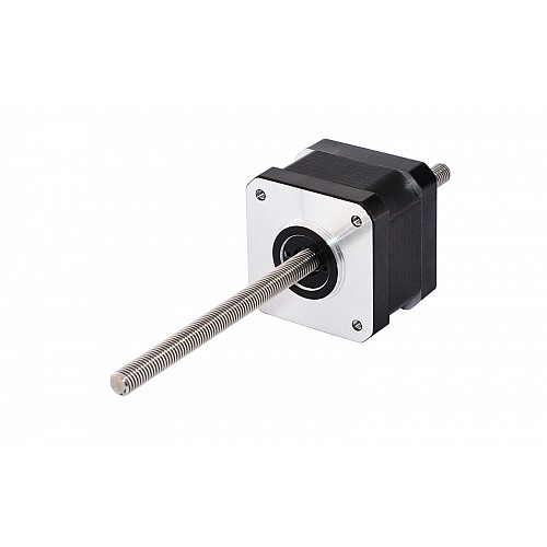 Nema 17 Non-captive 34mm Stack 0.84A Lead 2mm(0.07874) Length 200mm - 17N13S0844AF2-200RS | StepperOnline CA