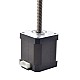 Nema 17 Non-captive 44Ncm (62.31oz.in) 48mm Stack 1.68A Lead 8mm(0.31496) Length 200mm - 17N19S1684MB4-200RS | StepperOnline CA