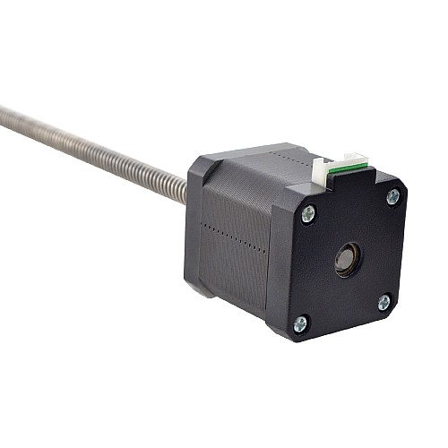 Nema 17 Non-captive 48mm Stack 1.68A Lead 8mm(0.31496) Length 300mm - 17N19S1684MB2-300RS | StepperOnline CA