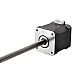 Nema 17 Non-captive 44Ncm (62.31oz.in) 48mm Stack 1.68A Lead 8mm(0.31496) Length 200mm - 17N19S1684MB4-200RS | StepperOnline CA