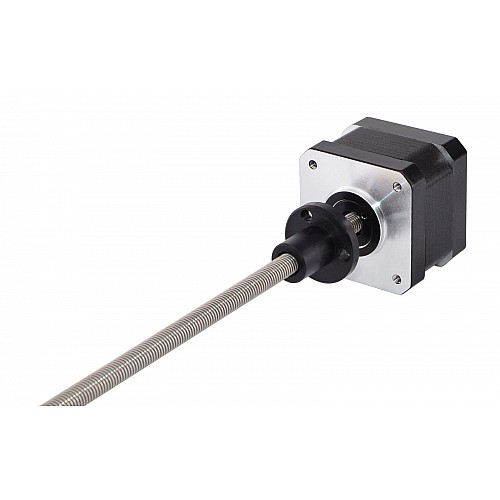 Nema 17 External 26Ncm(36.82oz.in) 34mm Stack 0.4A Lead 2mm(0.07874) Length 150mm - 17E13S0404AF4-150RS | StepperOnline CA Nema 17 External 26Ncm(36.82oz.in) 34mm Stack 0.4A Lead 2mm(0.07874) Length 150mm - 17E13S0404AF4-150RS | StepperOnline CA