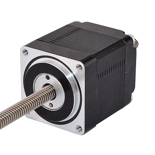 Nema 11 Non-captive 34mm Stack 0.75A Lead 2mm(0.07874) Length 100mm - 11N13S0754AA2-100RS | StepperOnline CA