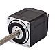 Nema 11 Non-captive 34mm Stack 0.75A Lead 2mm(0.07874) Length 100mm - 11N13S0754AA2-100RS | StepperOnline CA