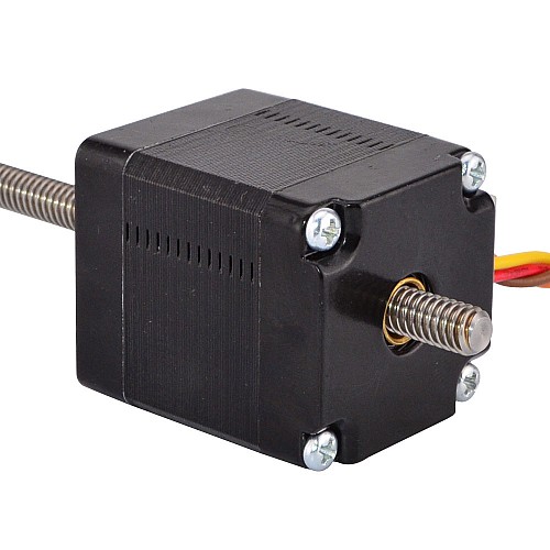 Nema 11 Non-captive 34mm Stack 0.75A Lead 2mm(0.07874) Length 100mm - 11N13S0754AA2-100RS | StepperOnline CA