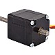 Nema 11 Non-captive 34mm Stack 0.75A Lead 2mm(0.07874) Length 100mm - 11N13S0754AA2-100RS | StepperOnline CA
