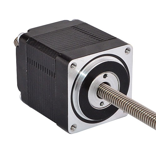 Nema 11 Non-captive 34mm Stack 0.75A Lead 2mm(0.07874) Length 100mm - 11N13S0754AA2-100RS | StepperOnline CA
