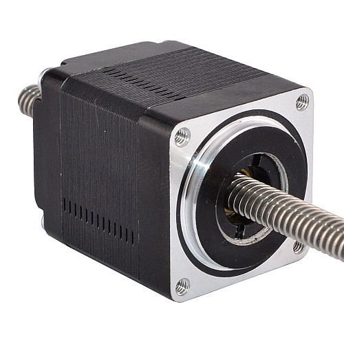 Nema 11 Non-captive 34mm Stack 0.75A Lead 4.877mm(0.192) Length 100mm - 11N13S0754QE2-100RS | StepperOnline CA
