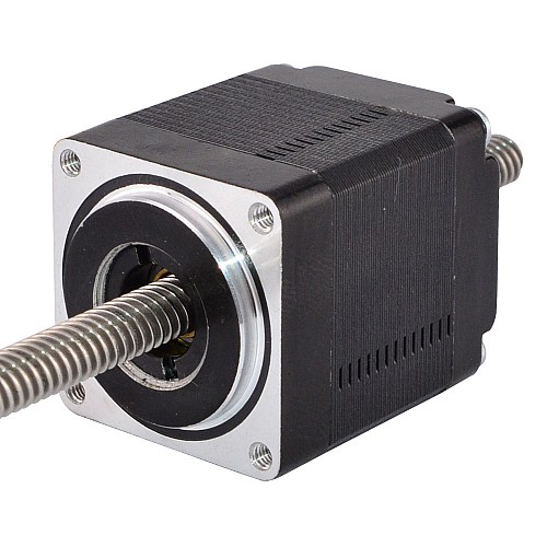 Nema 11 Non-captive 34mm Stack 0.75A Lead 4.877mm(0.192) Length 100mm - 11N13S0754QE2-100RS | StepperOnline CA