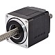 Nema 11 Non-captive 34mm Stack 0.75A Lead 4.877mm(0.192) Length 100mm - 11N13S0754QE2-100RS | StepperOnline CA