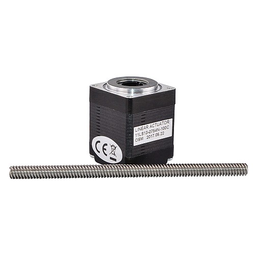 Nema 11 Non-captive 34mm Stack 0.75A Lead 4.877mm(0.192) Length 100mm - 11N13S0754QE2-100RS | StepperOnline CA