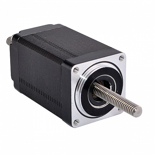 Nema 11 Non-captive 51mm Stack 0.67A Lead 2mm(0.07874) Length 100mm - 11N20S0674AA2-100RS | StepperOnline CA