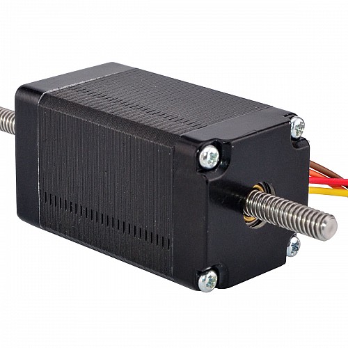 Nema 11 Non-captive 51mm Stack 0.67A Lead 2mm(0.07874) Length 100mm - 11N20S0674AA2-100RS | StepperOnline CA