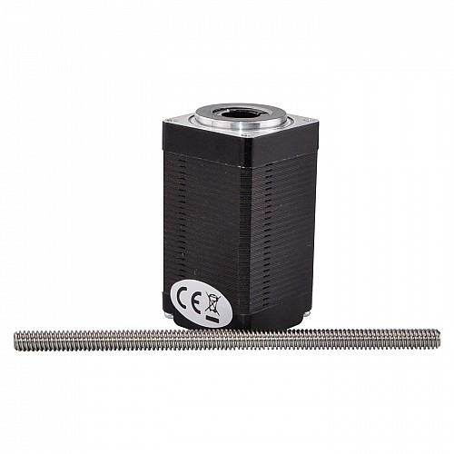 Nema 11 Non-captive 51mm Stack 0.67A Lead 2mm(0.07874) Length 100mm - 11N20S0674AA2-100RS | StepperOnline CA