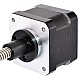 Nema 17 External 34mm Stack 0.4A Lead 8mm(0.31496) Length 150mm - 17E13S0404MB2-150RS | StepperOnline CA