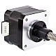 Nema 17 External 34mm Stack 0.4A Lead 8mm(0.31496) Length 200mm - 17E13S0404MB2-200RS | StepperOnline CA Nema 17 External 34mm Stack 0.4A Lead 8mm(0.31496) Length 200mm - 17E13S0404MB2-200RS | StepperOnline CA