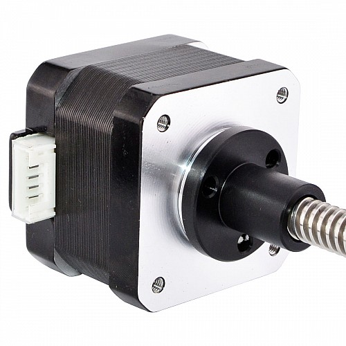Nema 17 External 34mm Stack 0.4A Lead 8mm(0.31496) Length 300mm - 17E13S0404MB2-300RS | StepperOnline CA Nema 17 External 34mm Stack 0.4A Lead 8mm(0.31496) Length 300mm - 17E13S0404MB2-300RS | StepperOnline CA
