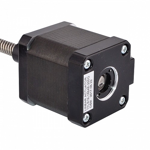Nema 17 External 48mm Stack 1.68A Lead 8mm(0.31496) Length 200mm - 17E19S1684MB4-200RS | StepperOnline CA