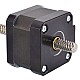 Nema 17 Non-captive 34mm Stack 0.4A Lead 8mm(0.31496) Length 150mm - 17N13S0404MB2-150RS | StepperOnline CA