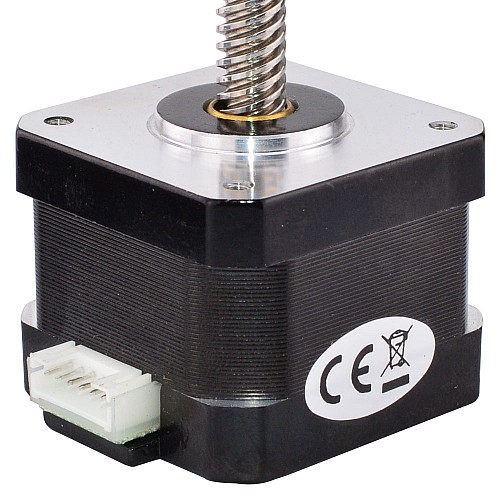 Nema 17 Non-captive 34mm Stack 0.4A Lead 8mm(0.31496) Length 150mm - 17N13S0404MB2-150RS | StepperOnline CA