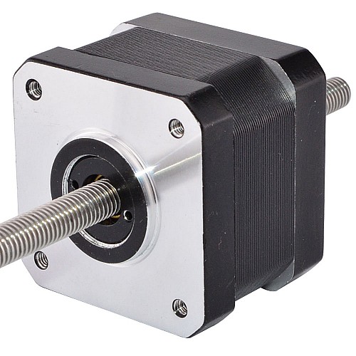 Nema 17 Non-captive 34mm Stack 0.84A Lead 2mm(0.07874) Length 200mm - 17N13S0844AF2-200RS | StepperOnline CA