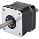 Nema 17 Non-captive 34mm Stack 0.84A Lead 2mm(0.07874) Length 200mm - 17N13S0844AF2-200RS | StepperOnline CA