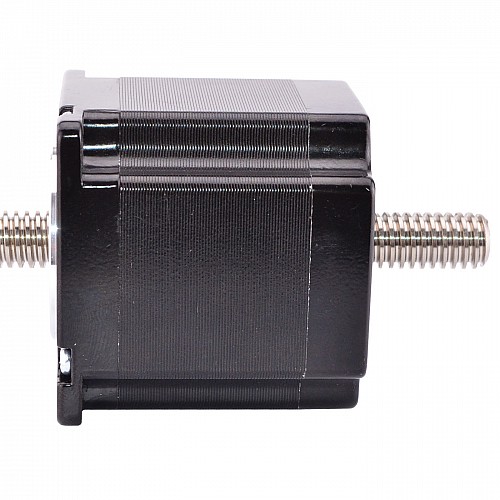 Nema 23 Non-captive 56mm Stack 2A Lead 2mm(0.07874) Length 150mm - 23N22S2004AJ2-150RS | StepperOnline CA