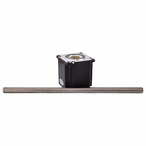 Nema 23 Non-captive 56mm Stack 2A Lead 2mm(0.07874) Length 300mm - 23N22S2004AJ2-300RS | StepperOnline CA
