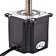 Nema 23 Non-captive 56mm Stack 2A Lead 2mm(0.07874) Length 355mm - 23N22S2004AJ2-355RS | StepperOnline CA