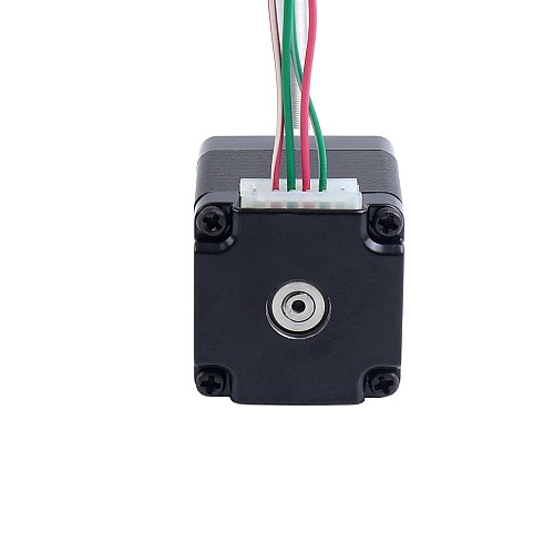 NEMA 11 External Acme Linear Stepper Motor 0.42A 32mm Stack Screw Lead 1.27mm(0.05") Lead Length 150mm - 11E13S0424FD4-150RS | StepperOnline CA