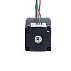 NEMA 11 External Acme Linear Stepper Motor 0.42A 32mm Stack Screw Lead 1.27mm(0.05") Lead Length 150mm - 11E13S0424FD4-150RS | StepperOnline CA