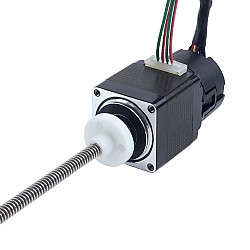 NEMA 11 External Acme Linear Stepper Motor 1.0A 32mm Stack Screw Lead 1.27mm(0.05") w/ Optical Incremental Encoder 1000PPR
