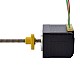 NEMA 11 External Acme Linear Stepper Motor 1.0A 32.2mm Stack Screw Lead 1.27mm(0.05) Lead Length 150mm - 11E13S1004FD5-150RS | StepperOnline CA