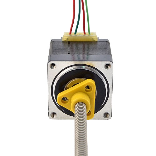 NEMA 11 External Acme Linear Stepper Motor 1.0A 32.2mm Stack Screw Lead 2.54mm(0.1) Lead Length 150mm - 11E13S1004GD5-150RS | StepperOnline CA